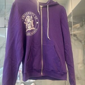 Purple University of Western Ontario (UWO) Hoodie